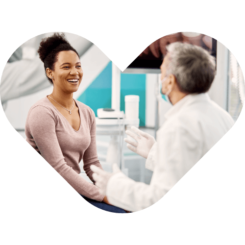 dentist with patient