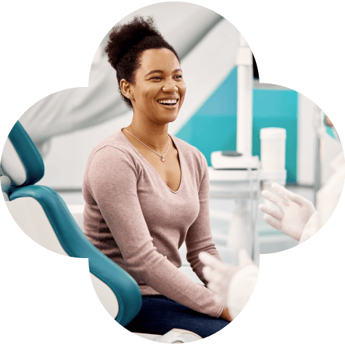 dentist with patient